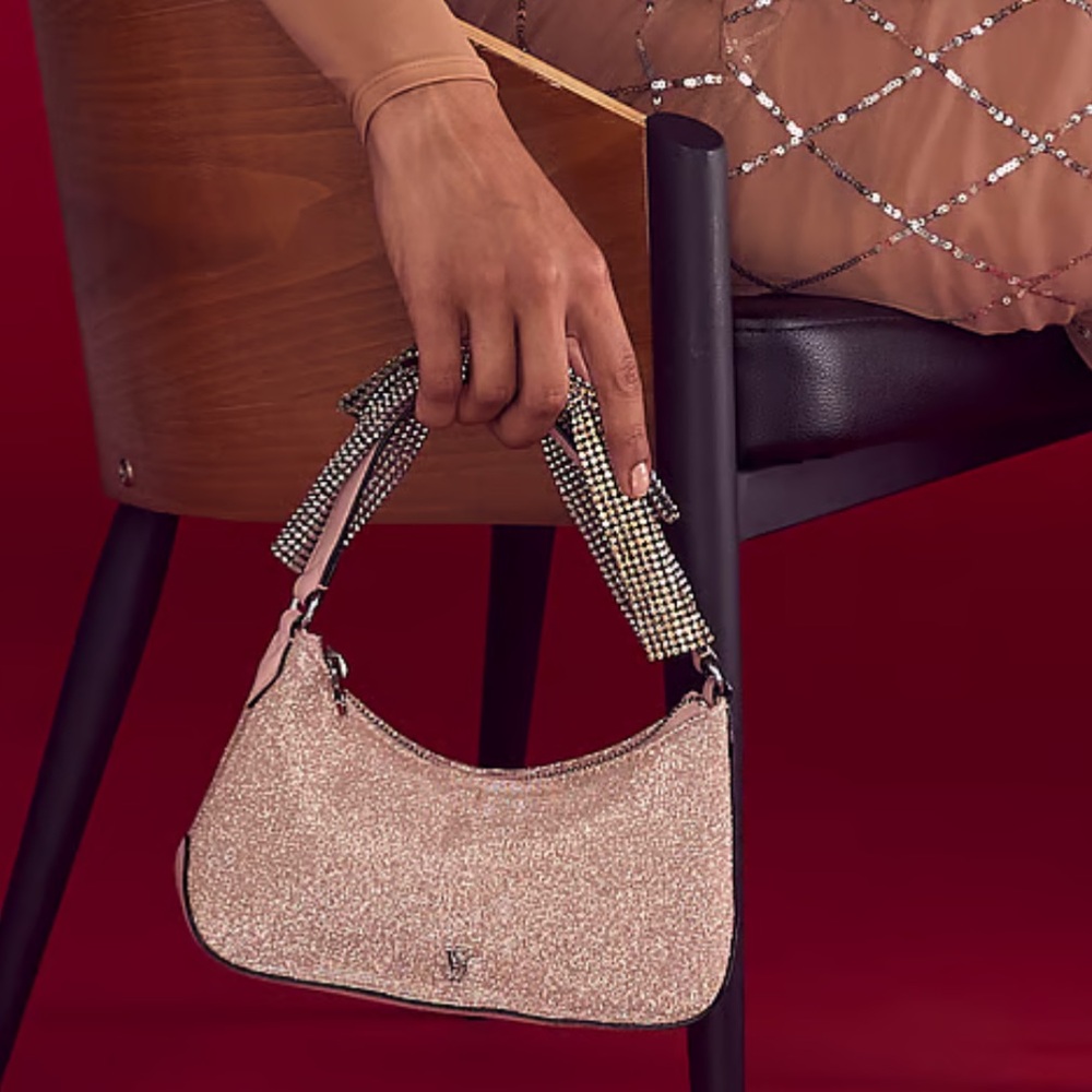 Mini Curve Bling Bow Bag